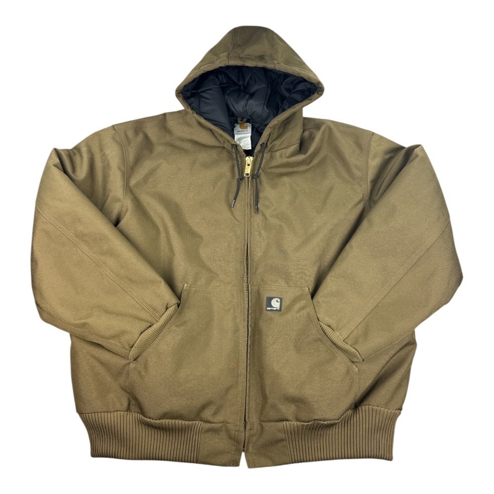 Carhartt Extremes Arctic Active Jacket Brown Duck Canvas Quilted XL J133-BRK